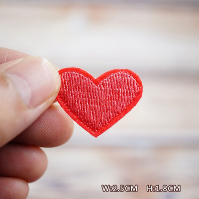 Boja Srce Plavo Zeleno Bijelo Crno Uradi sam zakrpe Vez za majice Peglanje na aplikacijama Odjeća Traperice Naljepnice Bedževi Parche