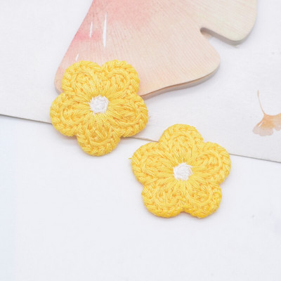 20 tk 25 mm villane lilleline aplikatsioon isetegemise jaoks riided müts kingad käsitöö õmblustarbed plaastrid peakatted juukseklambrid kaunistustarvikud