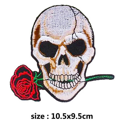 Pulaqi Diy Viper Badge Motoros foltok Punk koponya ruházathoz Hímzés matrica csíkok ruhákon Katonai tapasz nagykereskedés H