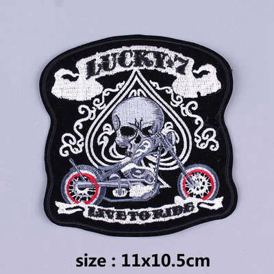 Pulaqi Diy Viper Badge Motoros foltok Punk koponya ruházathoz Hímzés matrica csíkok ruhákon Katonai tapasz nagykereskedés H