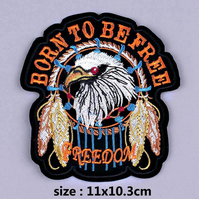 Pulaqi Diy Viper Badge Motoros foltok Punk koponya ruházathoz Hímzés matrica csíkok ruhákon Katonai tapasz nagykereskedés H