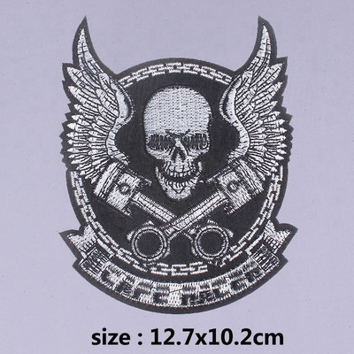 Pulaqi Diy Viper Badge Motoros foltok Punk koponya ruházathoz Hímzés matrica csíkok ruhákon Katonai tapasz nagykereskedés H