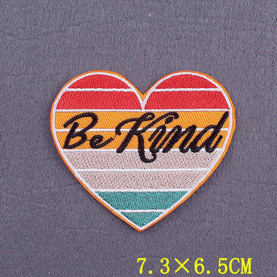 Κεντημένο μπάλωμα Θετικές λέξεις Μπαλώματα σε ρούχα DIY Γράμμα Σίδερο σε μπάλωμα για ένδυση Σήματα σλόγκαν σε αξεσουάρ σακιδίου