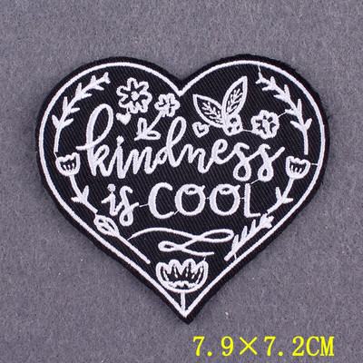 Κεντημένο μπάλωμα Θετικές λέξεις Μπαλώματα σε ρούχα DIY Γράμμα Σίδερο σε μπάλωμα για ένδυση Σήματα σλόγκαν σε αξεσουάρ σακιδίου