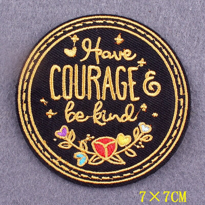 Κεντημένο μπάλωμα Θετικές λέξεις Μπαλώματα σε ρούχα DIY Γράμμα Σίδερο σε μπάλωμα για ένδυση Σήματα σλόγκαν σε αξεσουάρ σακιδίου