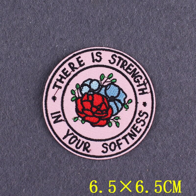 Κεντημένο μπάλωμα Θετικές λέξεις Μπαλώματα σε ρούχα DIY Γράμμα Σίδερο σε μπάλωμα για ένδυση Σήματα σλόγκαν σε αξεσουάρ σακιδίου