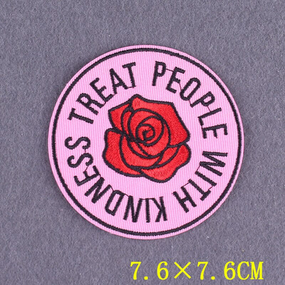 Κεντημένο μπάλωμα Θετικές λέξεις Μπαλώματα σε ρούχα DIY Γράμμα Σίδερο σε μπάλωμα για ένδυση Σήματα σλόγκαν σε αξεσουάρ σακιδίου