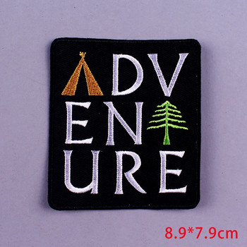 Pulaqi Mountain Travel Patch Embroidery Patches Iron On Patches For Cloth Explore Nature Traveling Cloth decor parche ropa