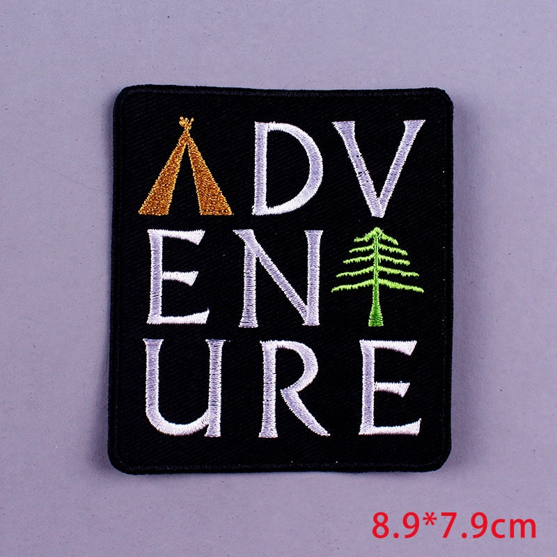 Pulaqi Mountain Travel Patch Patch Broderie Patch-uri de călcat pentru îmbrăcăminte Explorați Natura Călătorie Pânză decor parche ropa