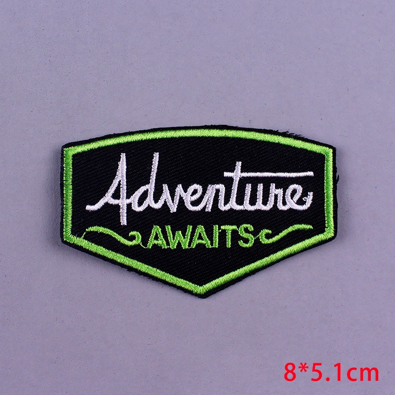 Pulaqi Mountain Travel Patch Patch Broderie Patch-uri de călcat pentru îmbrăcăminte Explorați Natura Călătorie Pânză decor parche ropa