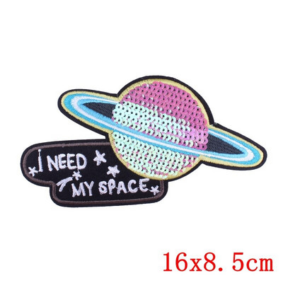 Prajna UFO zakrpa Iron On zakrpe za odjeću Termoljepljive izvezene zakrpe za odjeću Vanzemaljska zakrpa za odjeću Jakne DIY