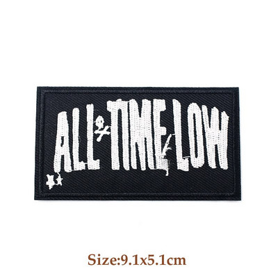 ROKIBÄND Triikimine Plaastritel Riie parandamine Kaunistamine Riided Rõivad Õmblemine Kaunistused Aplikatsioonid Märgid Heavy Metal MUUSIKA