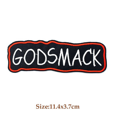 ROKIBÄND Triikimine Plaastritel Riie parandamine Kaunistamine Riided Rõivad Õmblemine Kaunistused Aplikatsioonid Märgid Heavy Metal MUUSIKA