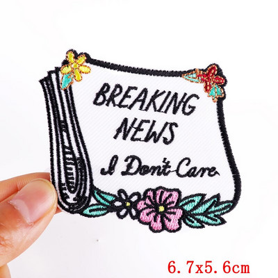 Rajzfilm hímzett foltok ruhákon Levél virágfolt rátét ruházat hőre ragasztó foltok ruházathoz matricák jelvények