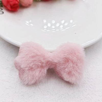 30Pcs/Lot 5.8*3.5CM plišana mašna za DIY ukrase za kosu Štipaljka za kosu Mašne Dekoracija Dodaci Odjeća Šeširi Cipele Zakrpe za šivanje