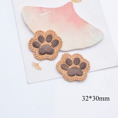 10 tk Cartoon karu käpa villa aplikatsioon isetegemise jaoks beebiriided müts kingad õmblemine plaastrid peakatted juukseaasad klambrid dekoratiivtarvikud