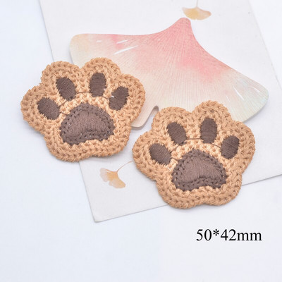 10 tk Cartoon karu käpa villa aplikatsioon isetegemise jaoks beebiriided müts kingad õmblemine plaastrid peakatted juukseaasad klambrid dekoratiivtarvikud