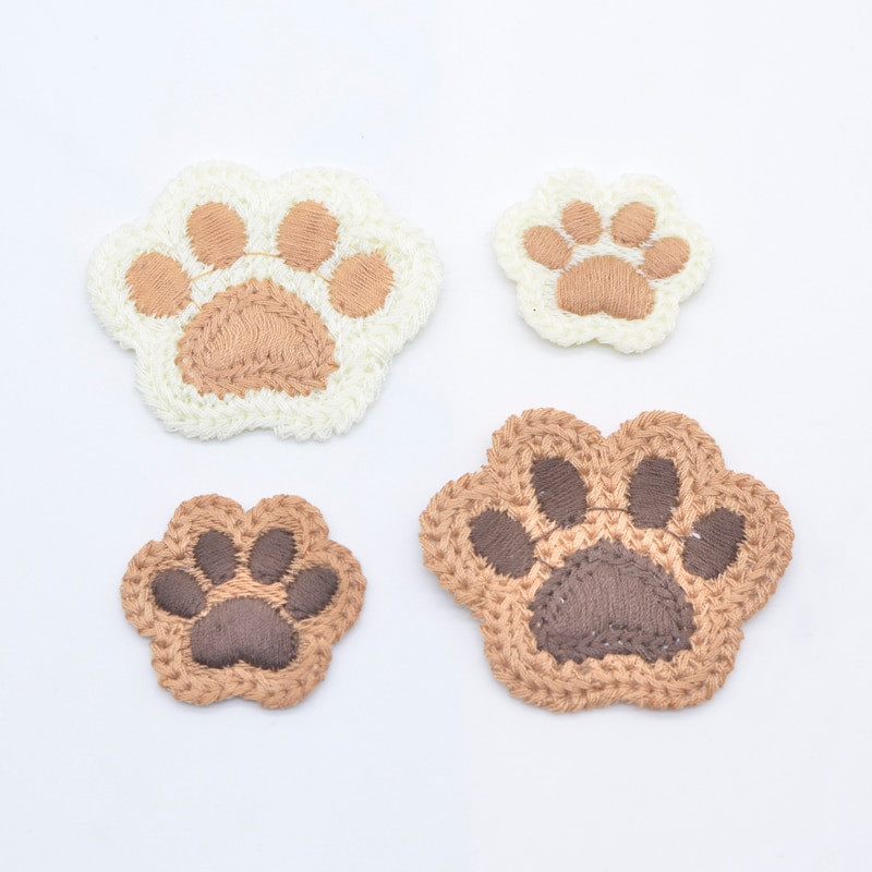 10 tk Cartoon karu käpa villa aplikatsioon isetegemise jaoks beebiriided müts kingad õmblemine plaastrid peakatted juukseaasad klambrid dekoratiivtarvikud