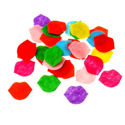 100 τμχ/παρτίδα Τυχαία Μικτά Χρώμα τσόχα πολλαπλών σχημάτων μπάλωμα απλικέ Felt scrapbooking Αυτοκόλλητο DIY Felt Pads