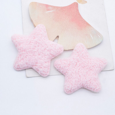 12 tk 55 mm plüüsist täheaplikatsioonid beebiriiete jaoks Mütsikingad Õmblusplaastrid Dekoratsioon DIY Peakatted Juukseklambrid Vibu tarvikud