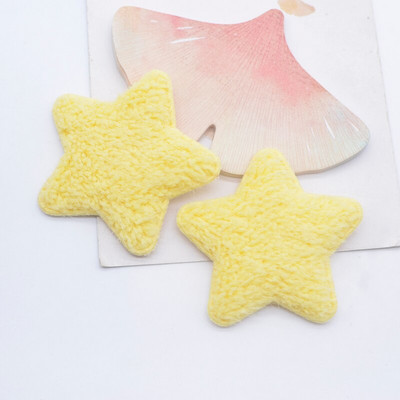 12 tk 55 mm plüüsist täheaplikatsioonid beebiriiete jaoks Mütsikingad Õmblusplaastrid Dekoratsioon DIY Peakatted Juukseklambrid Vibu tarvikud