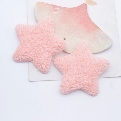12 tk 55 mm plüüsist täheaplikatsioonid beebiriiete jaoks Mütsikingad Õmblusplaastrid Dekoratsioon DIY Peakatted Juukseklambrid Vibu tarvikud