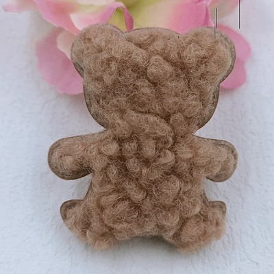 40 tk 5 * 5,5 cm karvane karu polsterdatud aplikatsioon isetegemise peakatete jaoks, käsitöö, plaastrid, kaunistused, kaunistused, rõivatarvikud