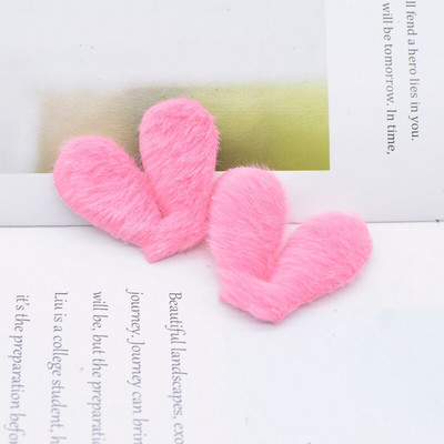 24vnt Kawaii Rabbit Ausys Paminkštintos pliušinės aplikacijos, skirtos pasidaryk pats galvos apdangalai Plaukų segtukai Dekoro aksesuarai Drabužiai Skrybėlės Batai Siuvimo Pleistrai