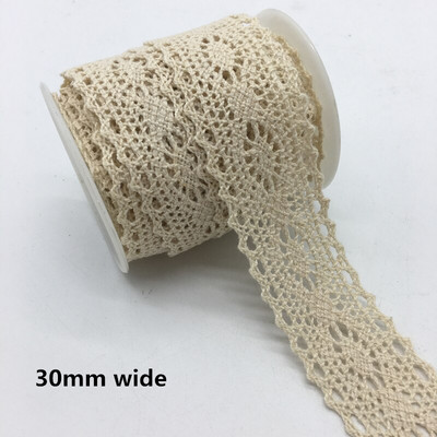 2 γιάρδες/παρτίδα Ενδύματα Ραπτικό Ύφασμα Ιβουάρ Κρέμα Μαύρο Διακοσμητικό Βαμβακερό Δαντελένιο Ύφασμα Κορδέλα Χειροποίητα Αξεσουάρ