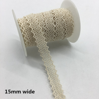 2 γιάρδες/παρτίδα Ενδύματα Ραπτικό Ύφασμα Ιβουάρ Κρέμα Μαύρο Διακοσμητικό Βαμβακερό Δαντελένιο Ύφασμα Κορδέλα Χειροποίητα Αξεσουάρ