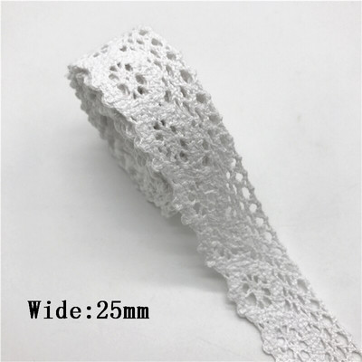 2 γιάρδες/παρτίδα Ενδύματα Ραπτικό Ύφασμα Ιβουάρ Κρέμα Μαύρο Διακοσμητικό Βαμβακερό Δαντελένιο Ύφασμα Κορδέλα Χειροποίητα Αξεσουάρ