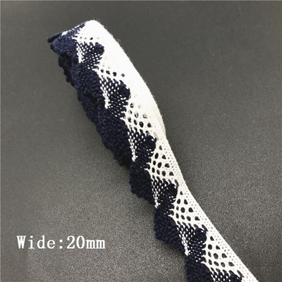 2 γιάρδες/παρτίδα Ενδύματα Ραπτικό Ύφασμα Ιβουάρ Κρέμα Μαύρο Διακοσμητικό Βαμβακερό Δαντελένιο Ύφασμα Κορδέλα Χειροποίητα Αξεσουάρ