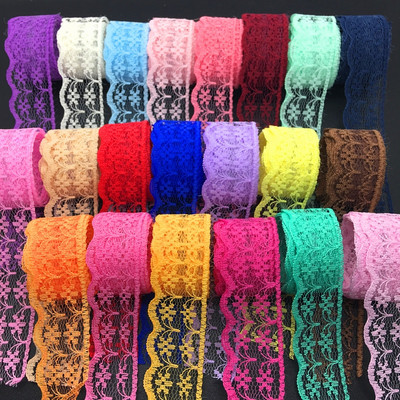 3/4" 20mm Wide (10yards/lot) Handicrafts Embroidered Net Lace Trim Ribbon DIY Wedding/Birthday/Christmas Decorations