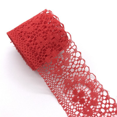 5 jardi 35 mm čipkaste vrpce bilateralne rukotvorine izvezene čipkane tkanine ukrasi čipkane vrpce DIY šivaći obrti
