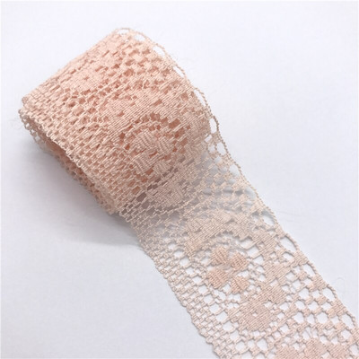5 jardi 35 mm čipkaste vrpce bilateralne rukotvorine izvezene čipkane tkanine ukrasi čipkane vrpce DIY šivaći obrti