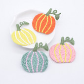 8 tk 45*50 mm kõrvitsa puuvilja aplikatsioon isetegemise jaoks riided müts kingad õmblusplaastrid peakatted juukseklambrid kaunistustarvikud