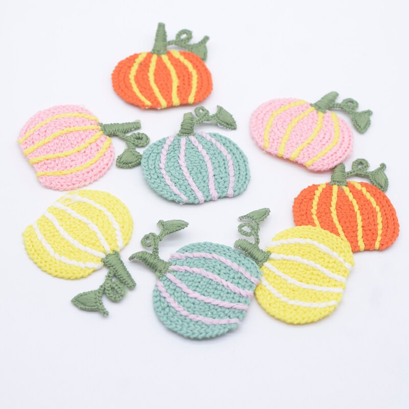 8 tk 45*50 mm kõrvitsa puuvilja aplikatsioon isetegemise jaoks riided müts kingad õmblusplaastrid peakatted juukseklambrid kaunistustarvikud