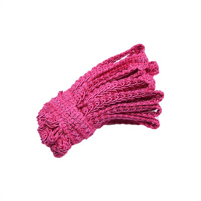 5/10M 12mm pitsiäärne pael polüester sajajalgne punutud pitsõmblusriided aksessuaarid kõverpits DIY käsitöö pulmadekoratsioon