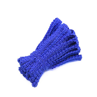 5/10M 12mm pitsiäärne pael polüester sajajalgne punutud pitsõmblusriided aksessuaarid kõverpits DIY käsitöö pulmadekoratsioon