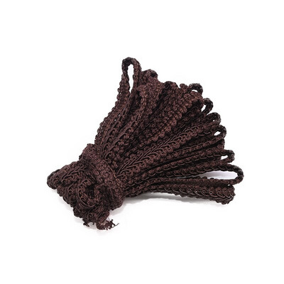 5/10M 12mm pitsiäärne pael polüester sajajalgne punutud pitsõmblusriided aksessuaarid kõverpits DIY käsitöö pulmadekoratsioon