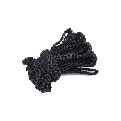 5/10M 12mm pitsiäärne pael polüester sajajalgne punutud pitsõmblusriided aksessuaarid kõverpits DIY käsitöö pulmadekoratsioon