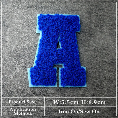 ABCDEFGHIJKLMN Patch-uri cu litere în limba engleză Pânză Reparare Decorare haine Îmbrăcăminte Cusut Decorare Aplic Insigne Culoare