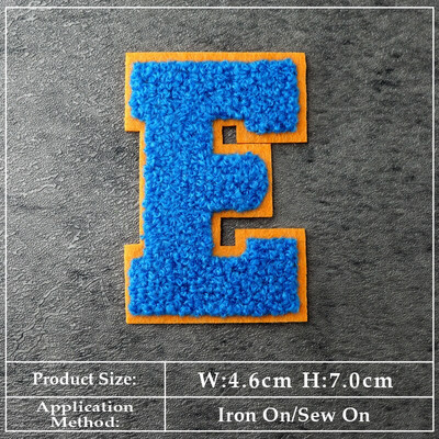ABCDEFGHIJKLMN Patch-uri cu litere în limba engleză Pânză Reparare Decorare haine Îmbrăcăminte Cusut Decorare Aplic Insigne Culoare