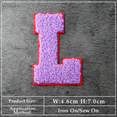 ABCDEFGHIJKLMN Patch-uri cu litere în limba engleză Pânză Reparare Decorare haine Îmbrăcăminte Cusut Decorare Aplic Insigne Culoare