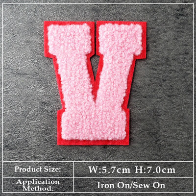 ABCDEFGHIJKLMN Patch-uri cu litere în limba engleză Pânză Reparare Decorare haine Îmbrăcăminte Cusut Decorare Aplic Insigne Culoare