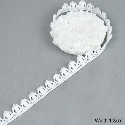 5 jardi valge pits piim siid vees lahustuv tikand pits lint ääriskangas õmblemiseks rõivad tarvikud käsitsi valmistatud meisterdatud käsitöö