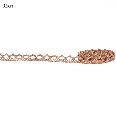 5/10 jardų aukso/sidabro nėrinių apdailos juostelės, blizgančios, nertos, 7–24 mm juostelės, juostos dekoro „pasidaryk pats“ amatų dovanų pakavimo siuvimo reikmenys