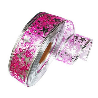 Χριστουγεννιάτικη κορδέλα Κλασική περιτύλιξη Χριστουγεννιάτικο δέντρο Κορδέλα στεφάνι Φιόγκοι DIY υφασμάτινη κορδέλα στροβιλισμού κορδέλα λινάτσα με δώρο με καλωδίωση