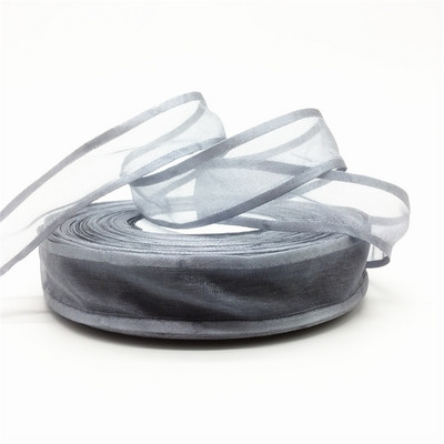 Comerț cu ridicata 5Yards 1"(25mm) Fundă roșie cu panglică din organza, nuntă, petrecere de Crăciun, decorare pentru împachetare, dantelă, artizanat