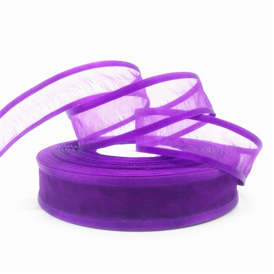 Comerț cu ridicata 5Yards 1"(25mm) Fundă roșie cu panglică din organza, nuntă, petrecere de Crăciun, decorare pentru împachetare, dantelă, artizanat